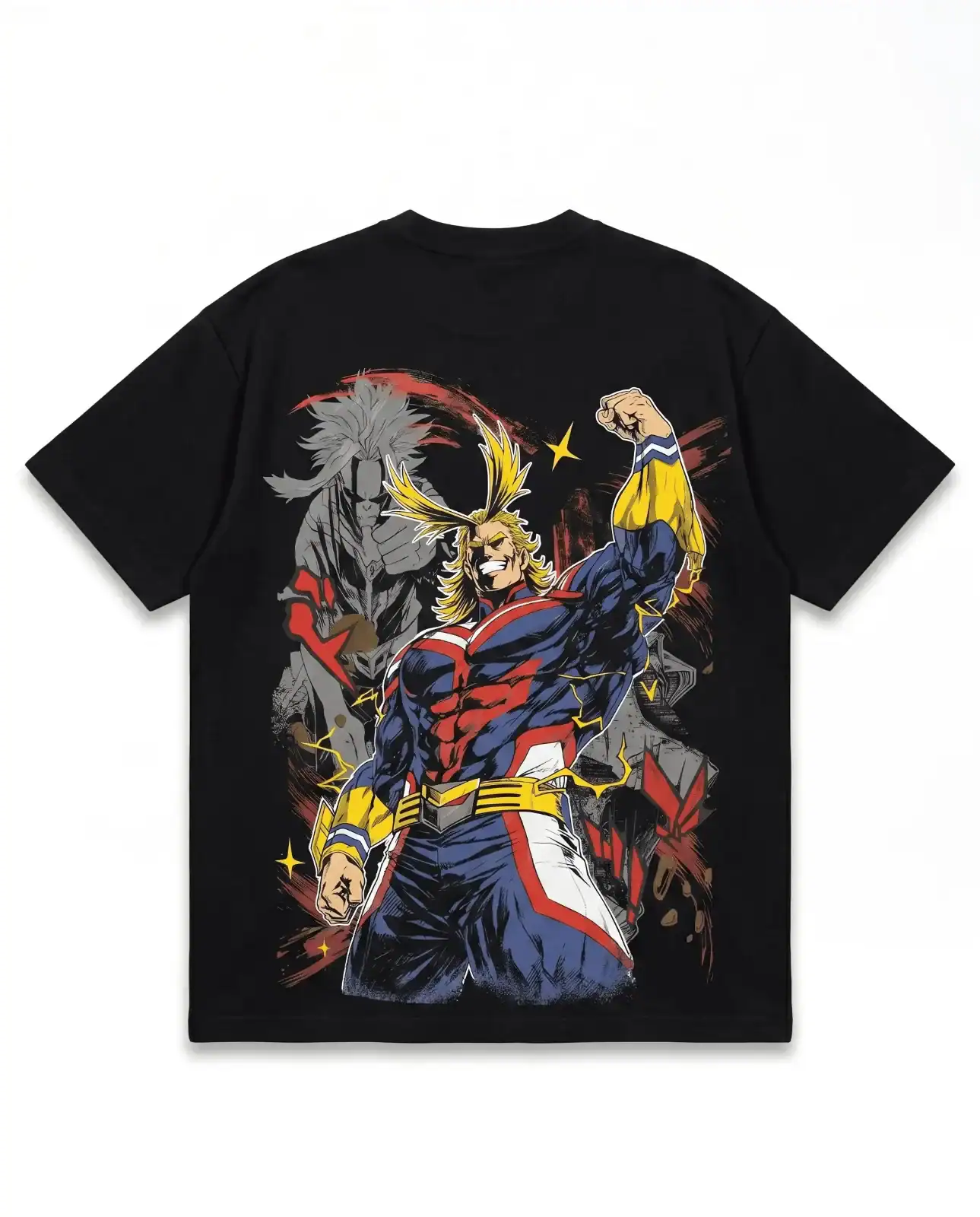 All Might Skinned T-Shirt 2 All Might Skinned T-Shirt - Image 2