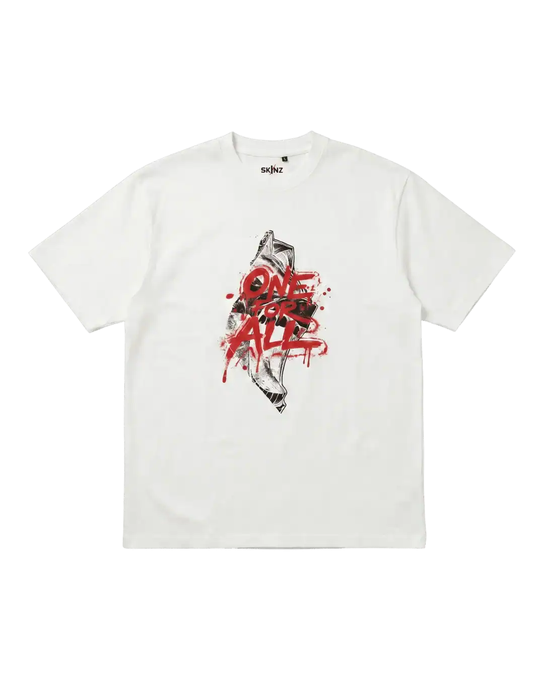 All Might White Skinned T-Shirt 1 All Might White Skinned T-Shirt