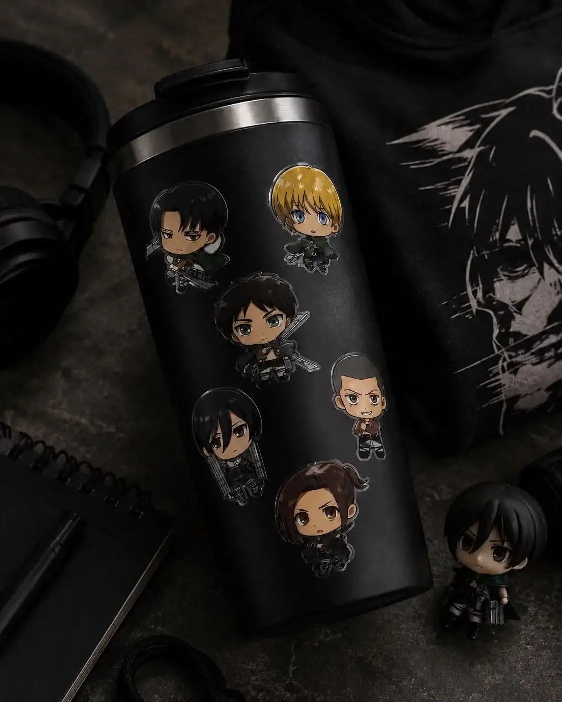 Attack on Titan A4 Sticker Sheet 4 Attack on Titan A4 Sticker Sheet - Image 4