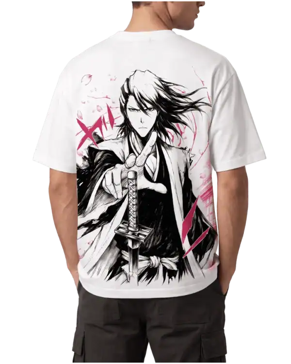 Byakuya Kuchiki Skinned T-Shirt - Image 5