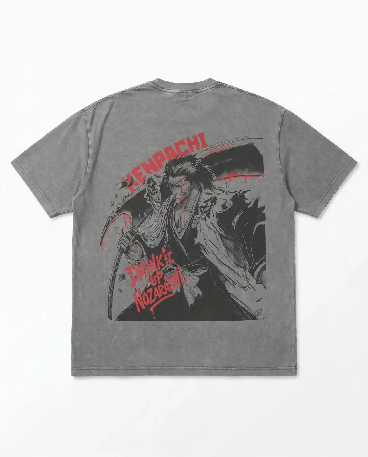 Kenpachi Zaraki Skinned T-Shirt 2 Kenpachi Zaraki Skinned T-Shirt - Image 2