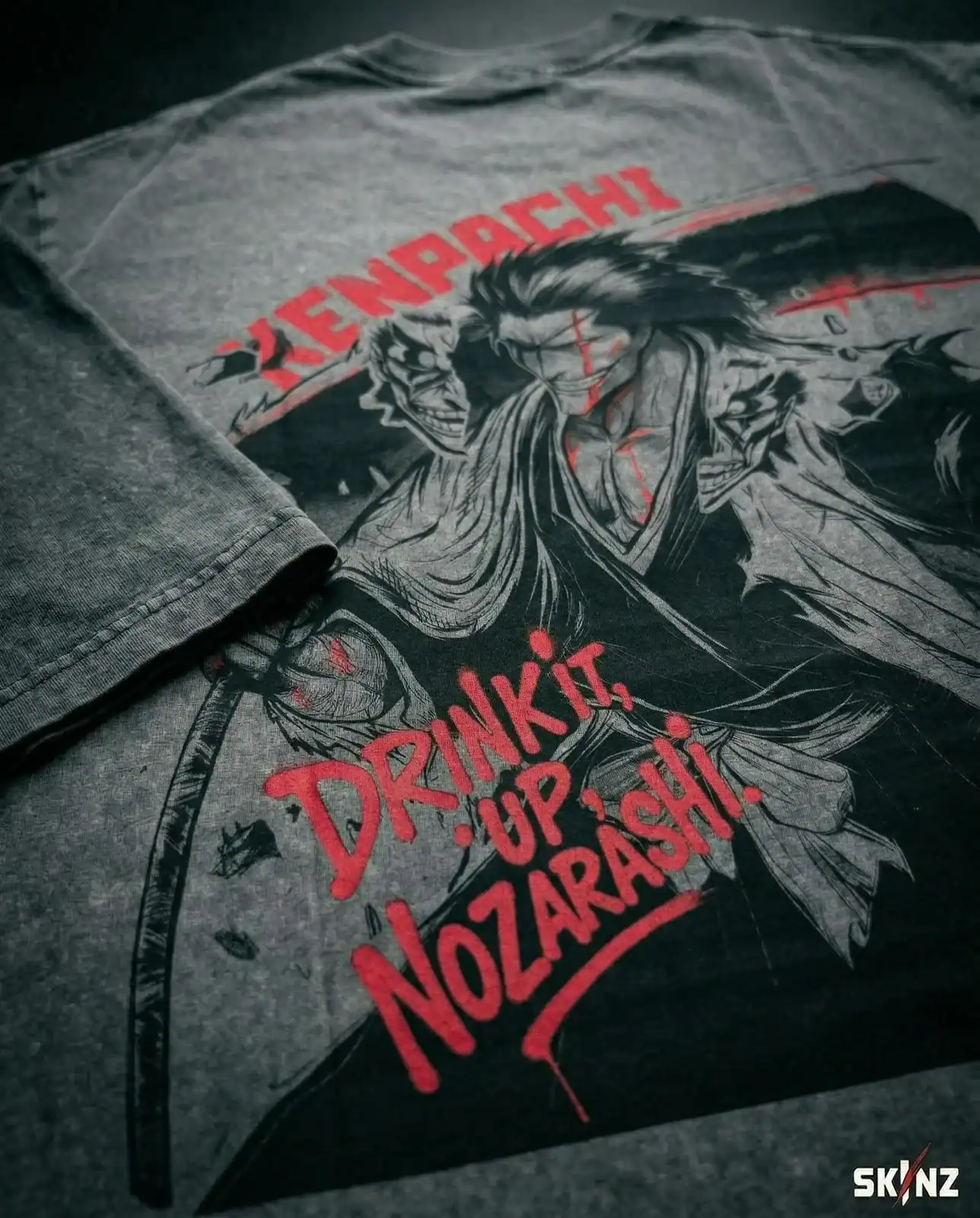 Kenpachi Zaraki Skinned T-Shirt 3 Kenpachi Zaraki Skinned T-Shirt - Image 3