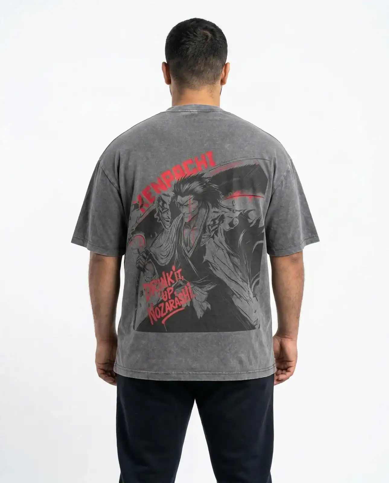 Kenpachi Zaraki Skinned T-Shirt 5 Kenpachi Zaraki Skinned T-Shirt - Image 5