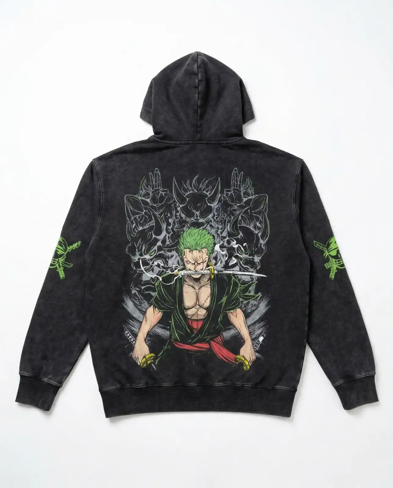 Zoro Skinned Hoodie 2 Zoro Skinned Hoodie - Image 2