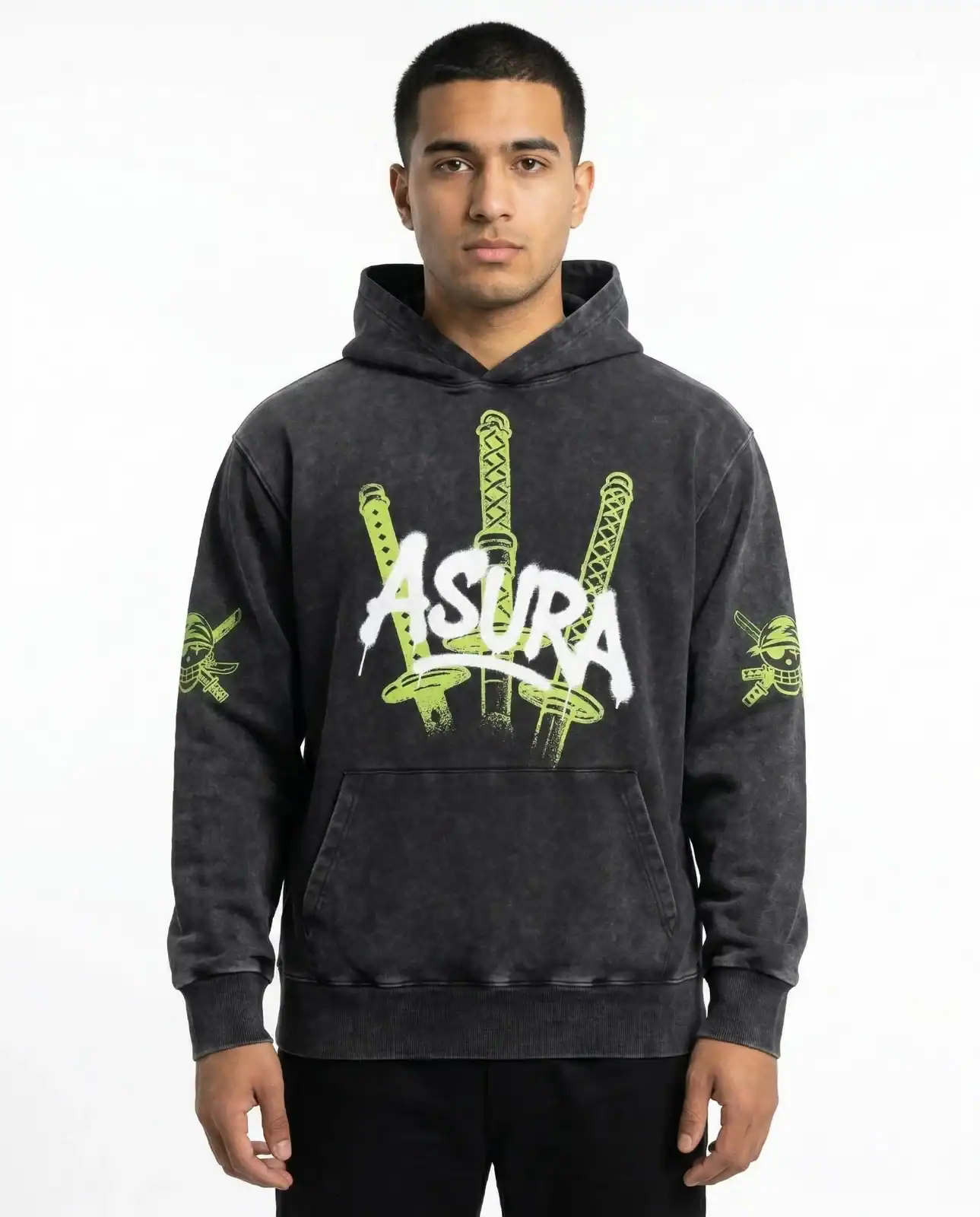 Zoro Skinned Hoodie 3 Zoro Skinned Hoodie - Image 3