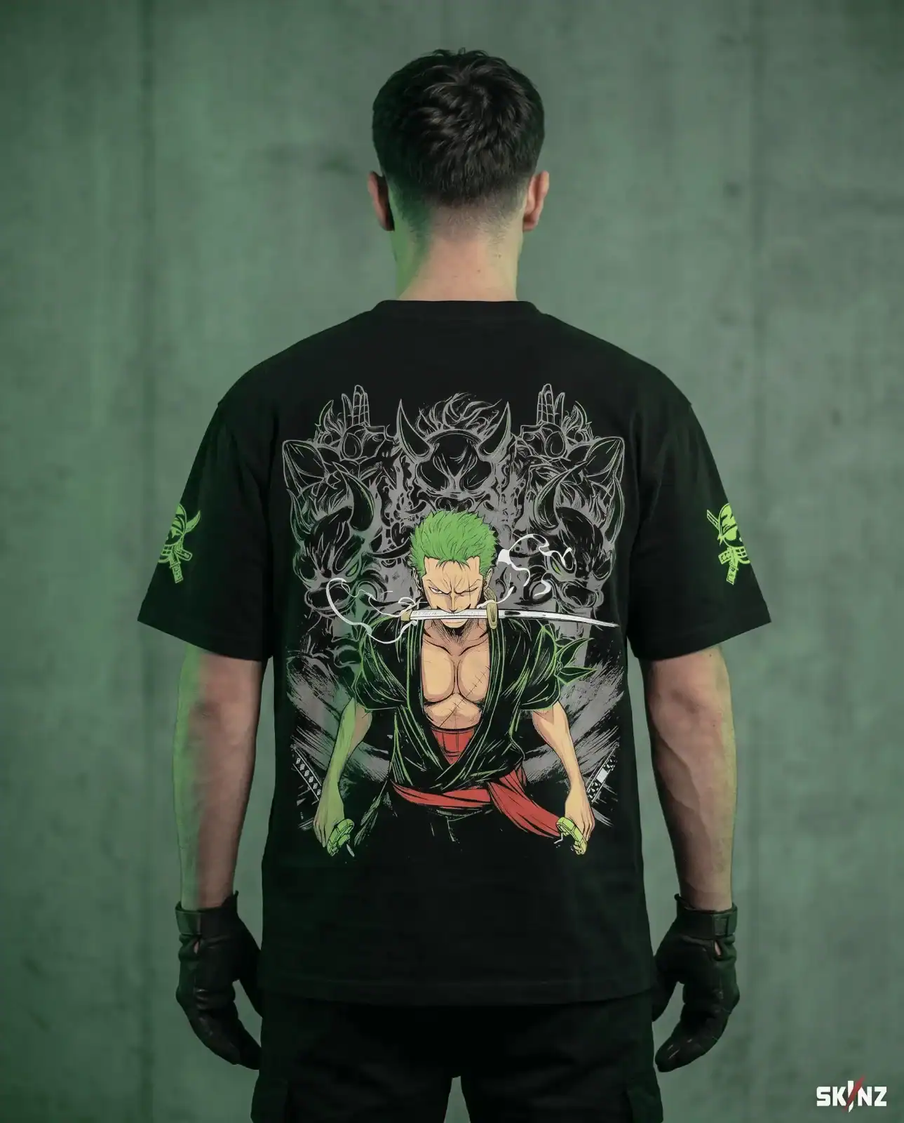 Zoro Skinned T-Shirt 4 Zoro Skinned T-Shirt - Image 4