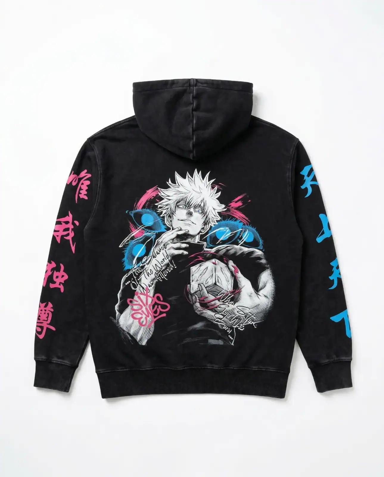 Satoru Gojo Skinned Hoodie 2 Satoru Gojo Skinned Hoodie - Image 2