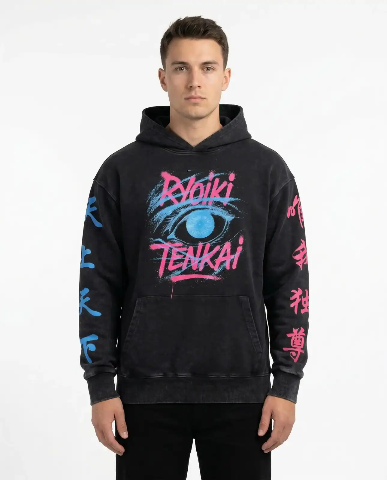 Satoru Gojo Skinned Hoodie 3 Satoru Gojo Skinned Hoodie - Image 3