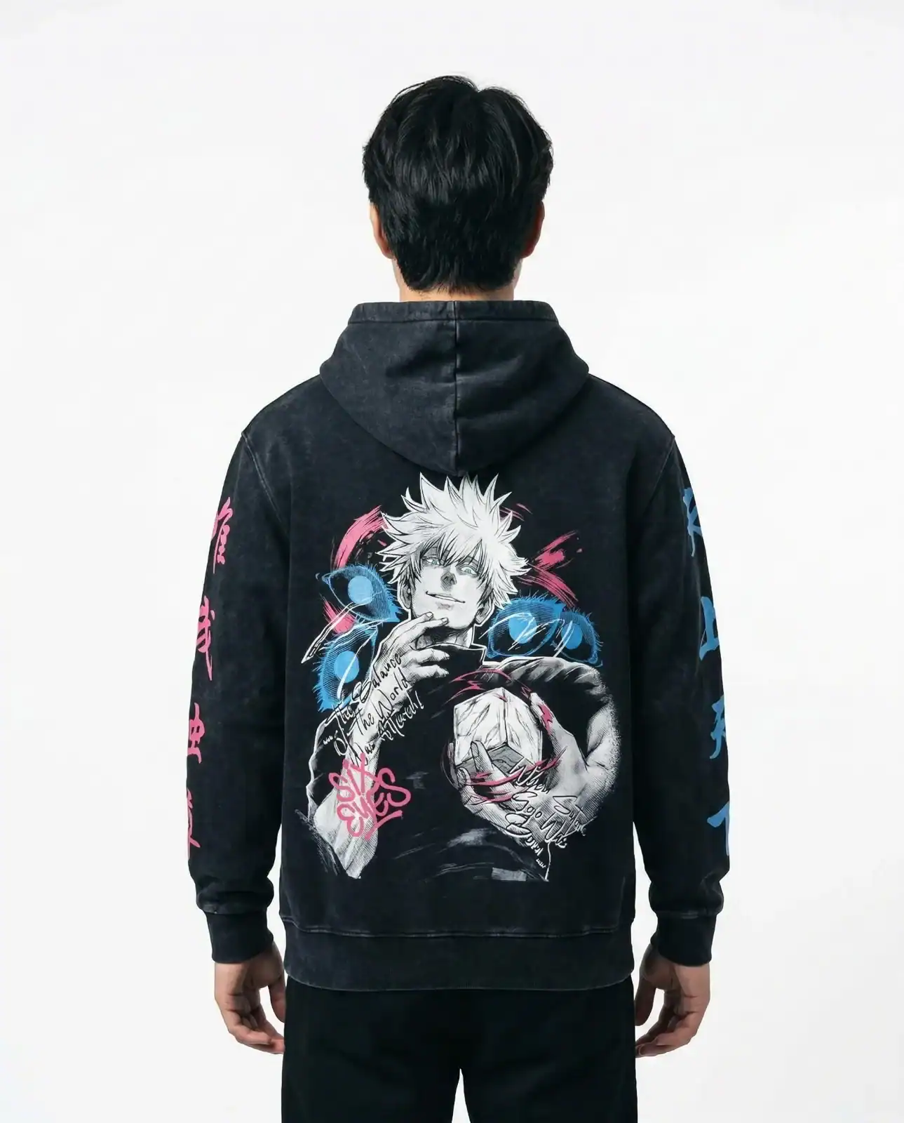 Satoru Gojo Skinned Hoodie 4 Satoru Gojo Skinned Hoodie - Image 4